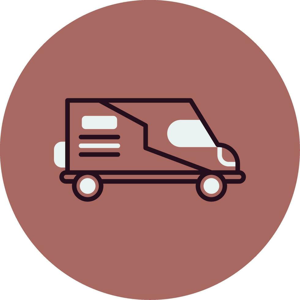 Minivan Vector Icon
