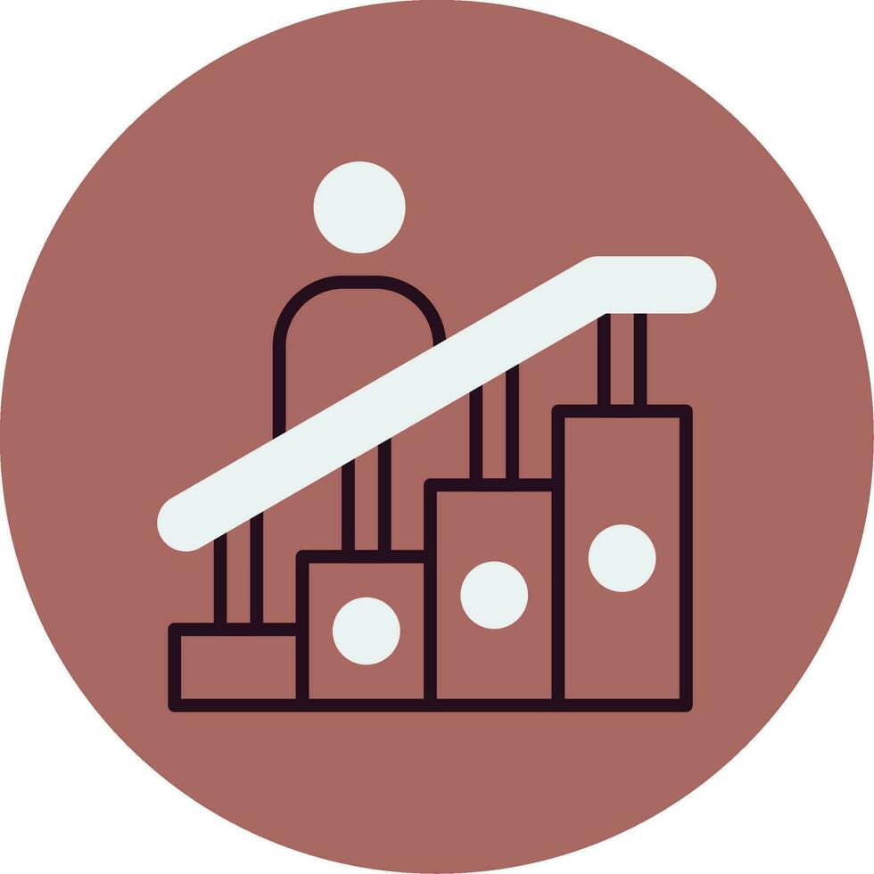 Escalator Vector Icon