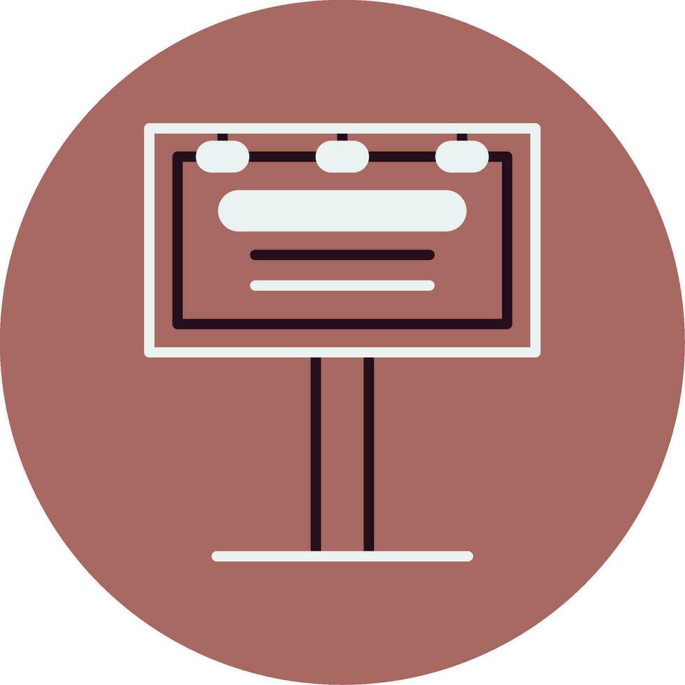 Billboard Vector Icon