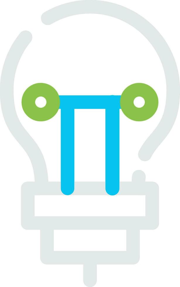 Bulb Creative Icon Design vector