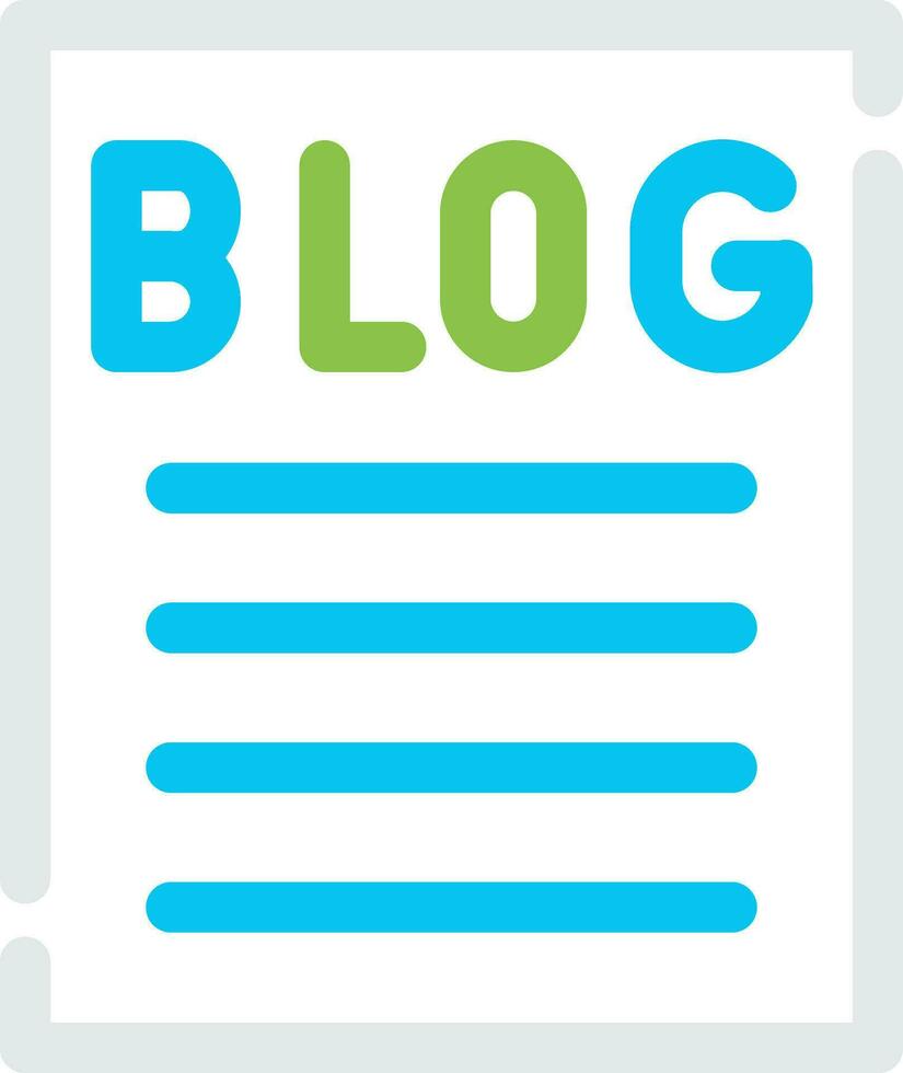 Blogging Creative Icon Design vector