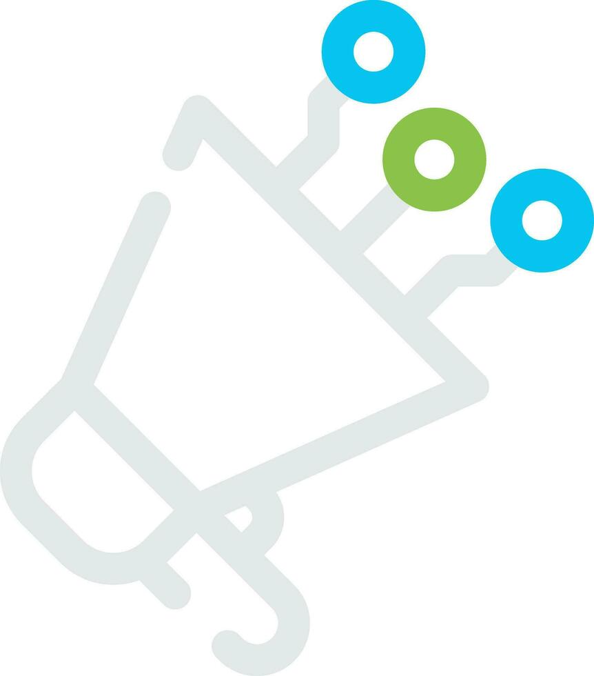 Content Marketer Creative Icon Design vector