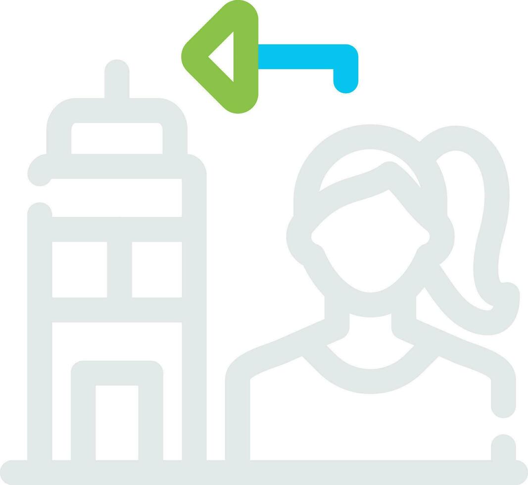 B2C Creative Icon Design vector