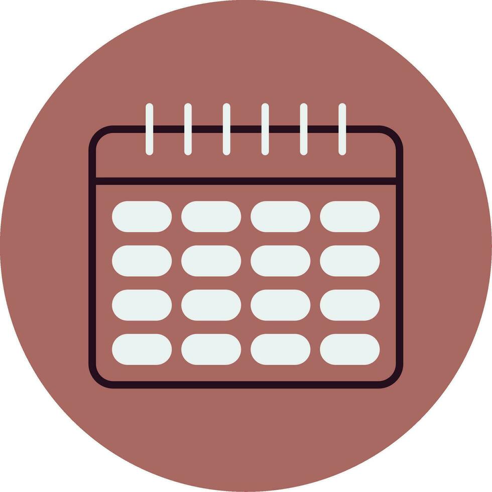 icono de vector de calendario