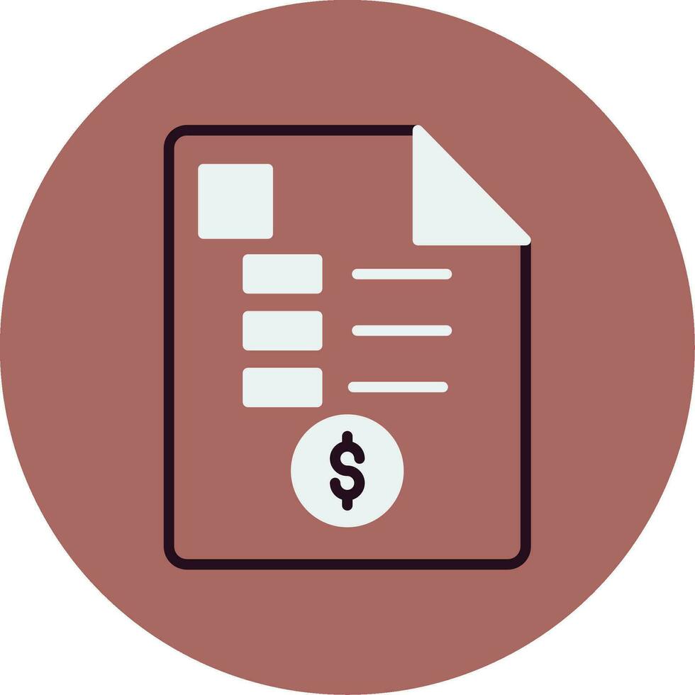 Receipt Vector Icon