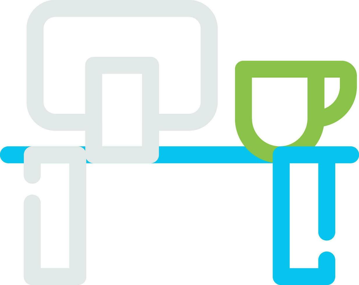 Business Workplace Creative Icon Design vector