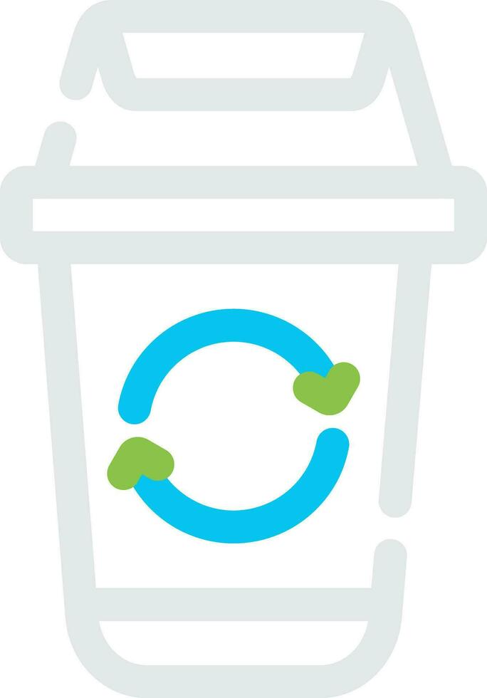 Trash Recycle Creative Icon Design vector