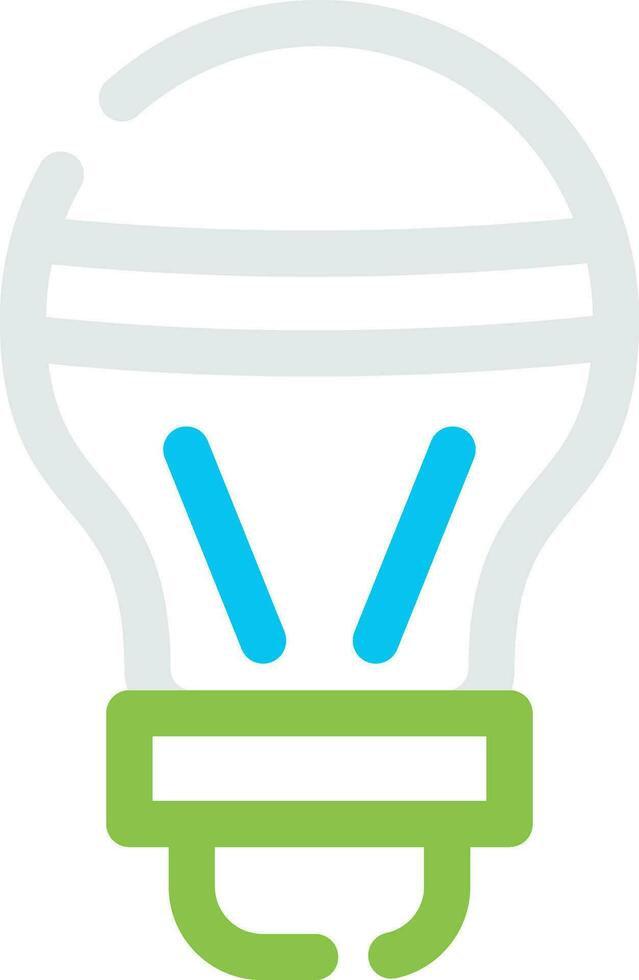 LED Bulb Creative Icon Design vector