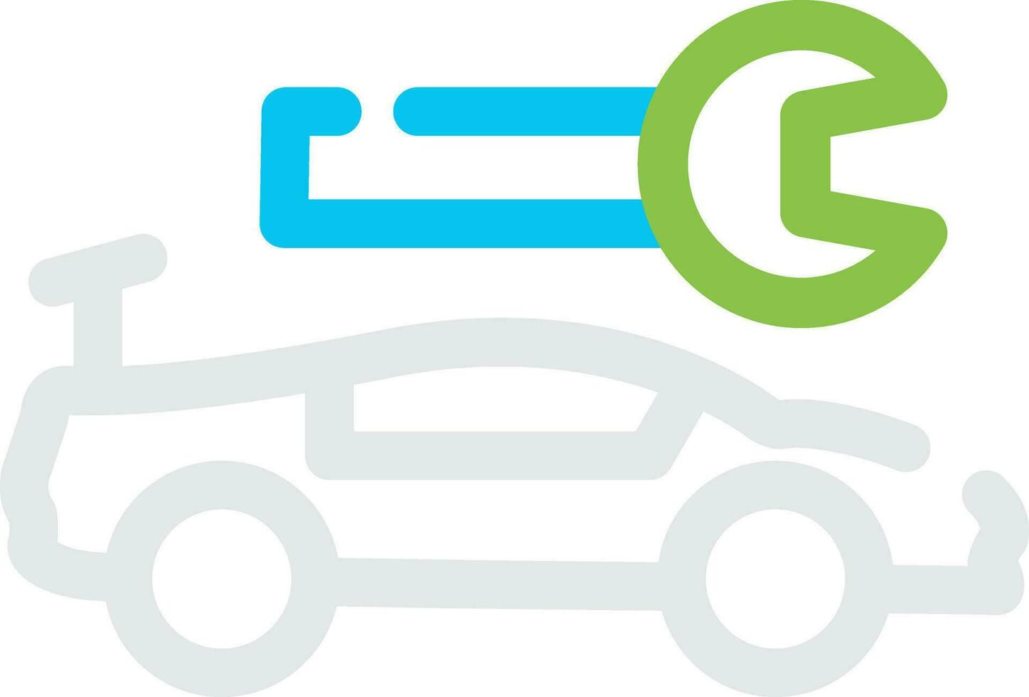 Car Service Creative Icon Design vector
