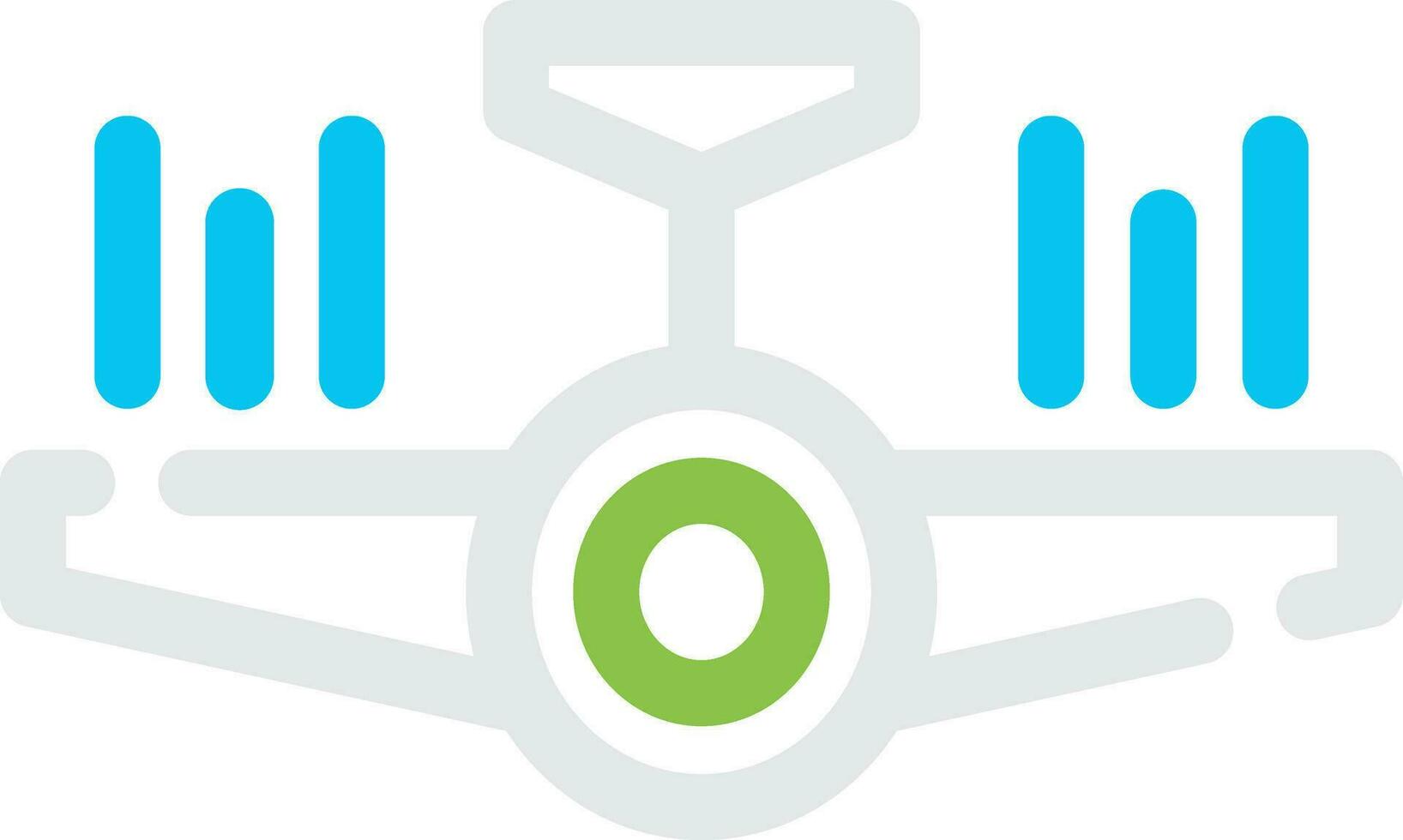Airplane Creative Icon Design vector
