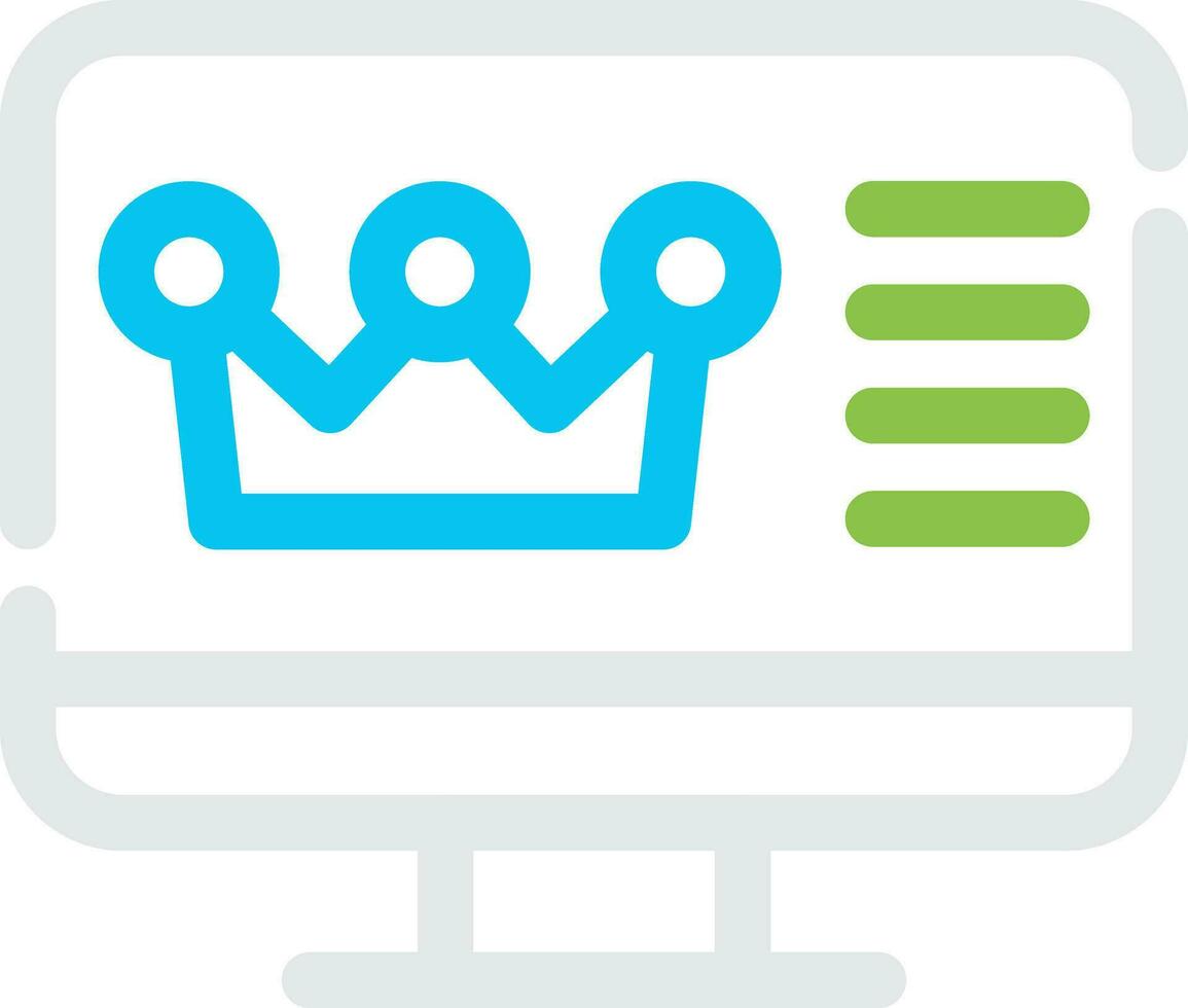 Premium Content Creative Icon Design vector