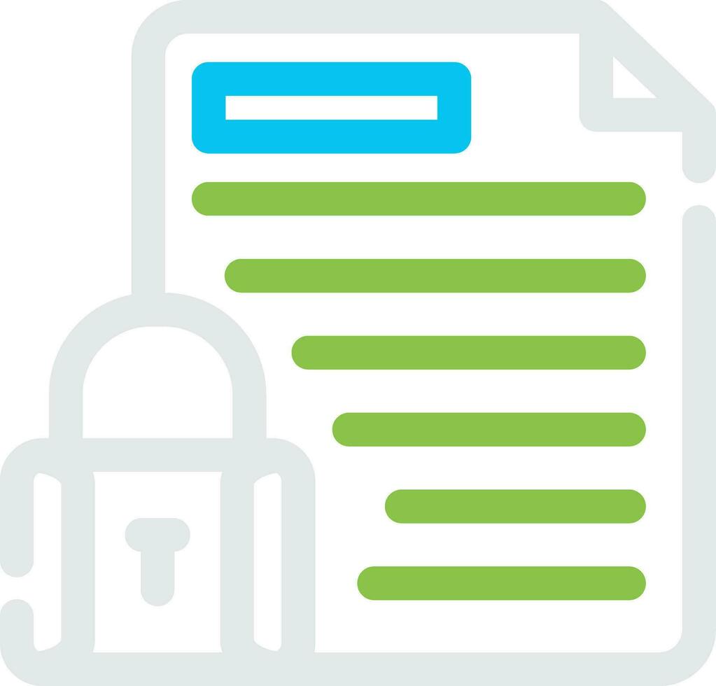 Confidential Project Creative Icon Design vector