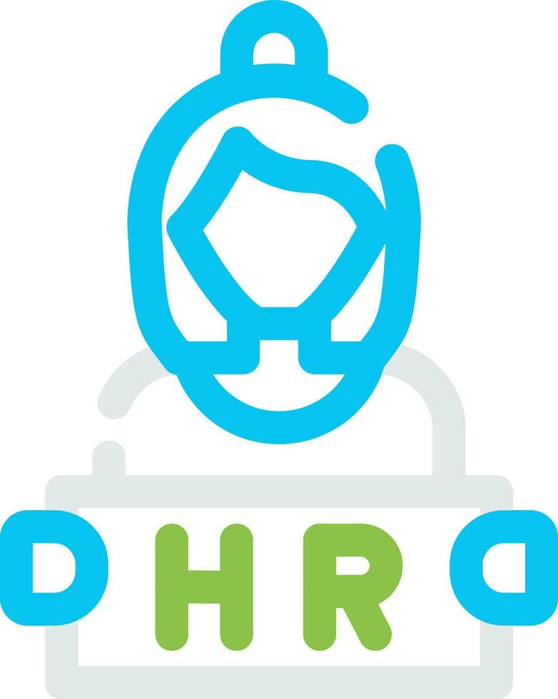 Human Resources Creative Icon Design vector