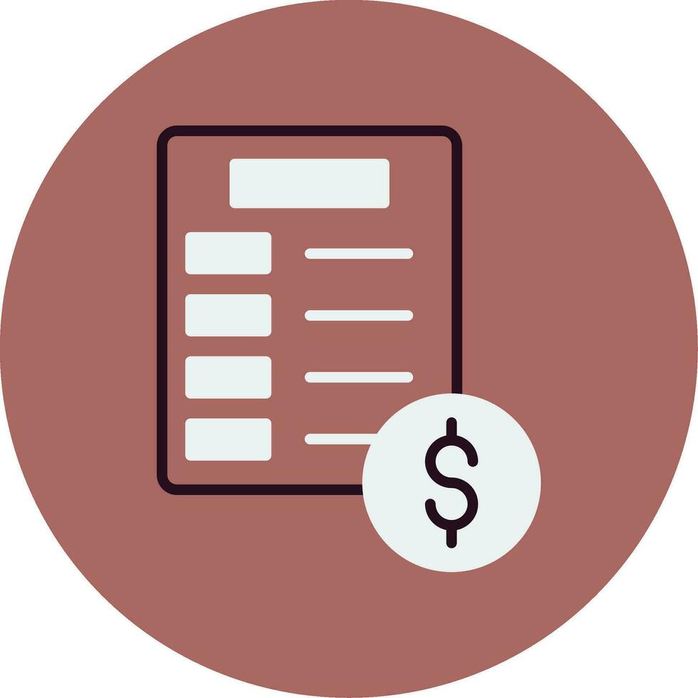 Invoice Vector Icon