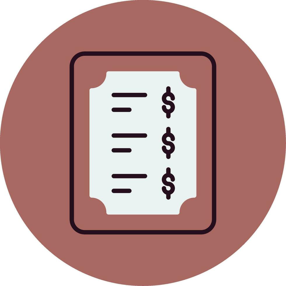 Price List Vector Icon