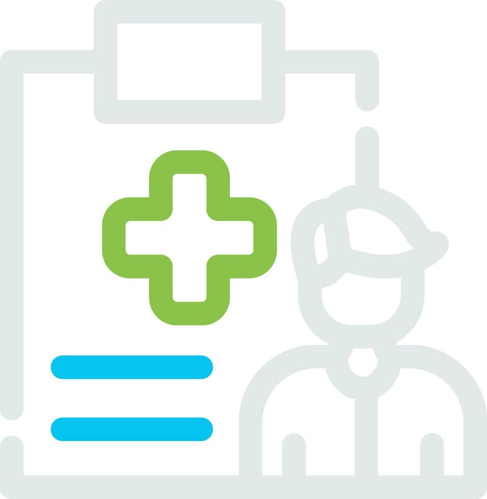 Health Inspector Creative Icon Design vector