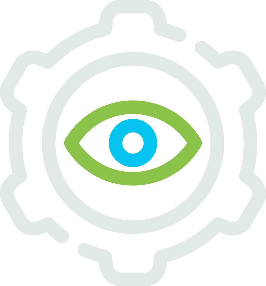 Eye Setting Creative Icon Design vector