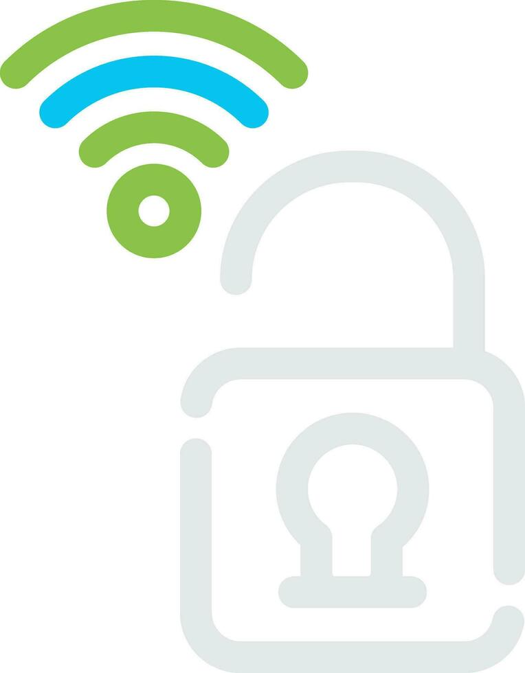 Padlock Creative Icon Design vector