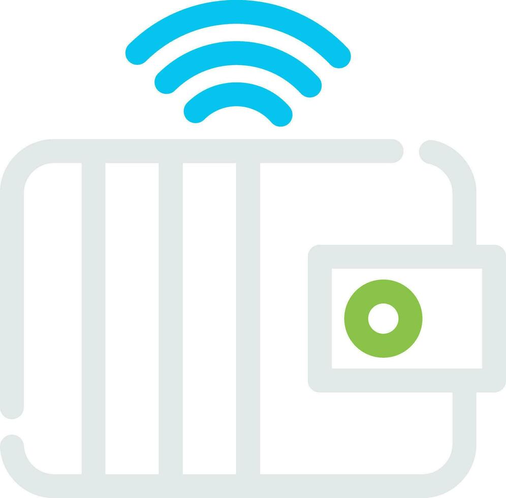 Smart Wallet Creative Icon Design vector