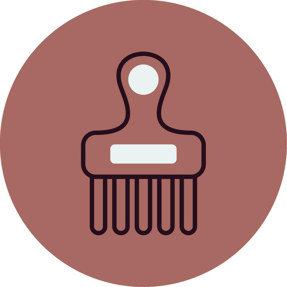 Afro Comb Vector Icon