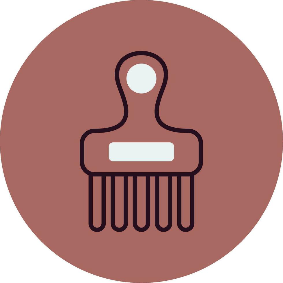 Afro Comb Vector Icon