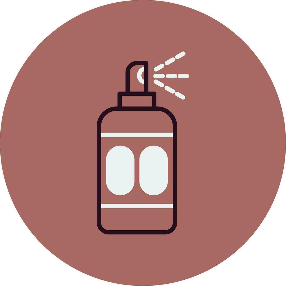 icono de vector de spray para el cabello