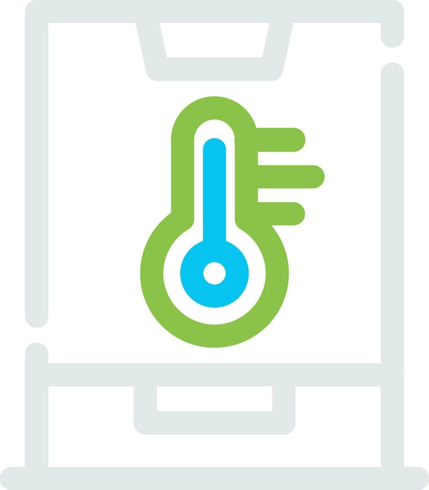 Smart Temperature Creative Icon Design vector