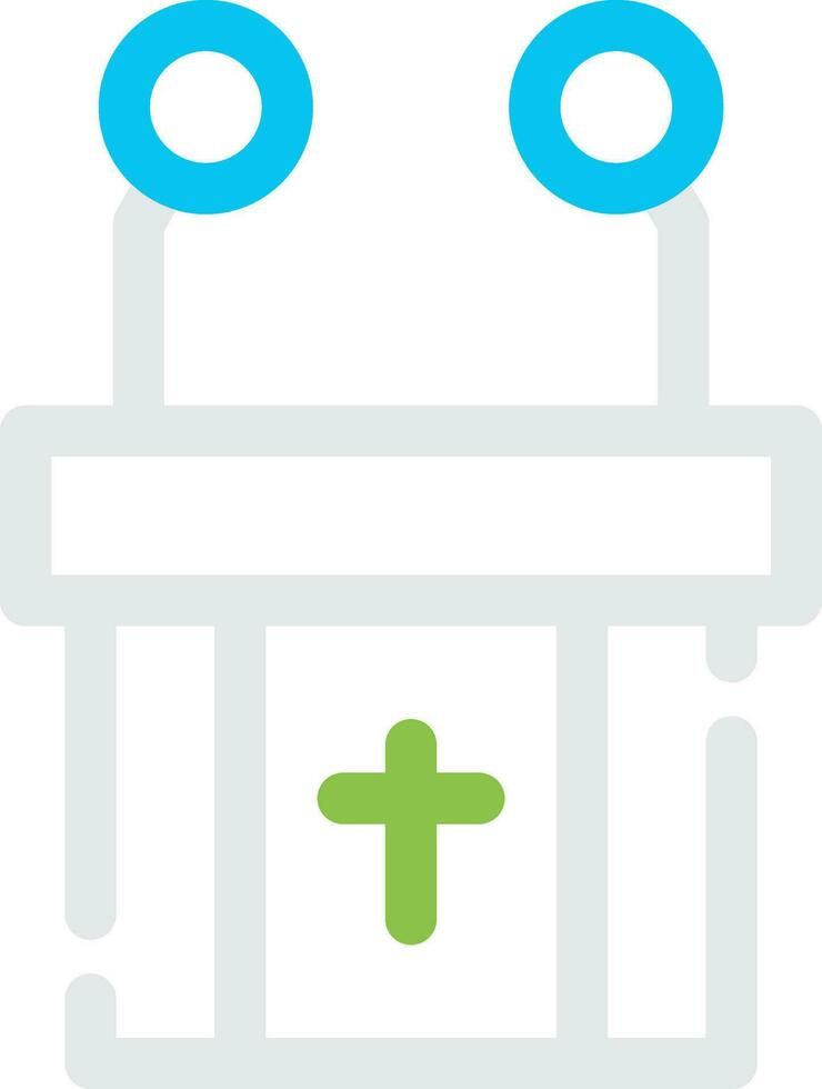 Pulpit Creative Icon Design vector