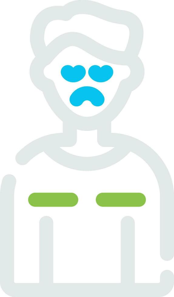 Grief Creative Icon Design vector