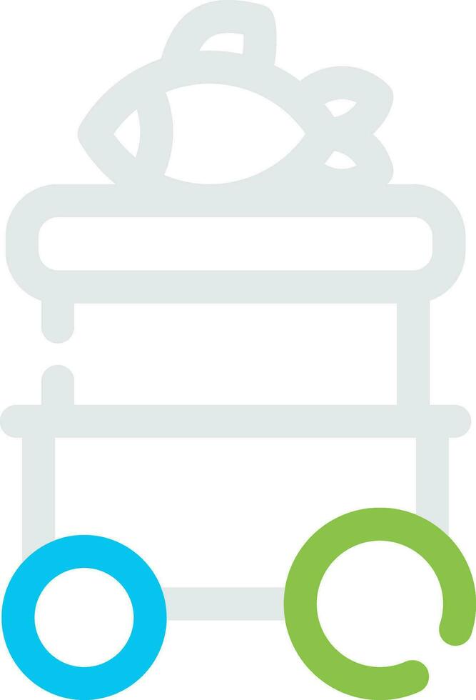 Two Different Color Design vector