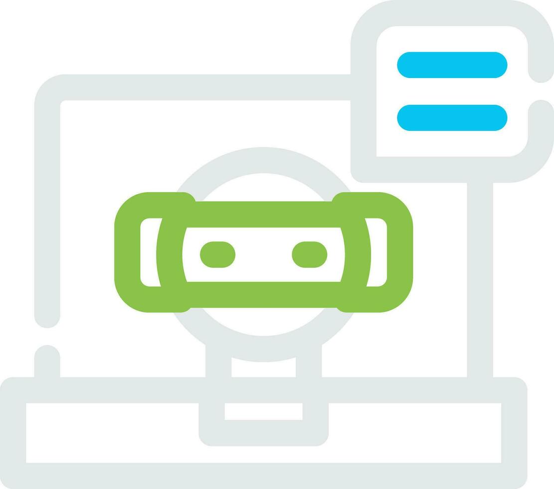 Chatbot Creative Icon Design vector