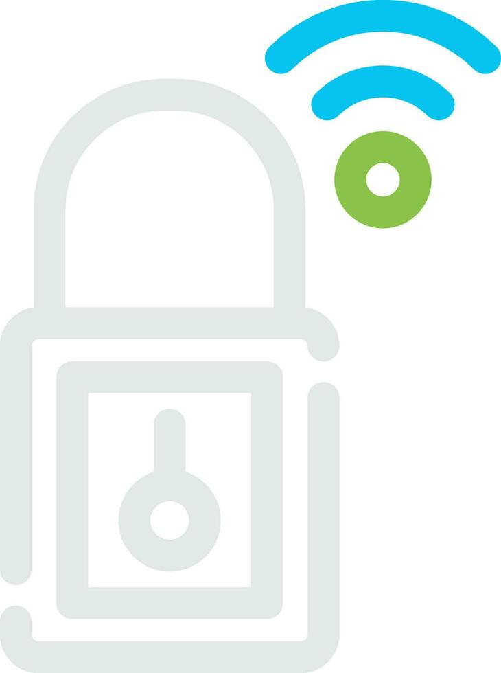 Smart Security Creative Icon Design vector