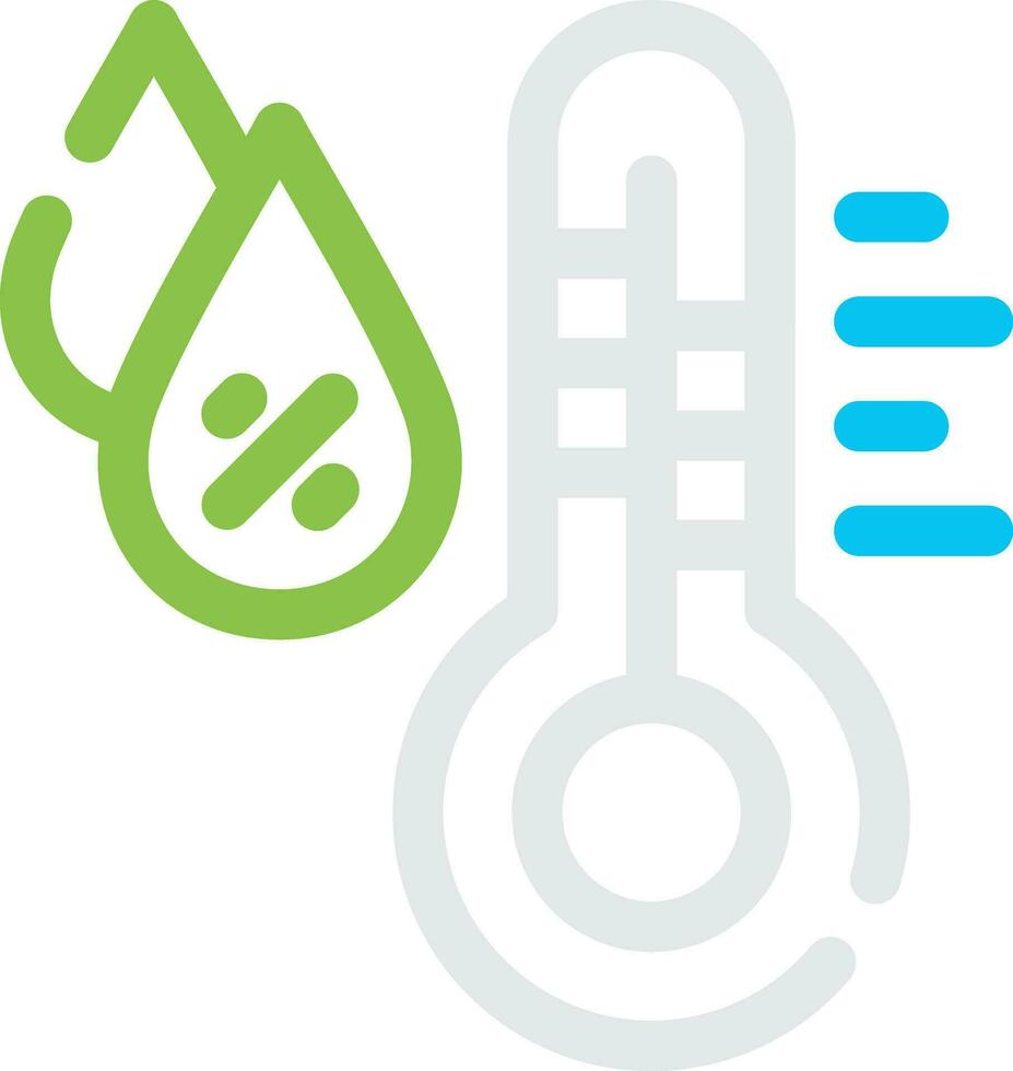 Humidity Creative Icon Design vector