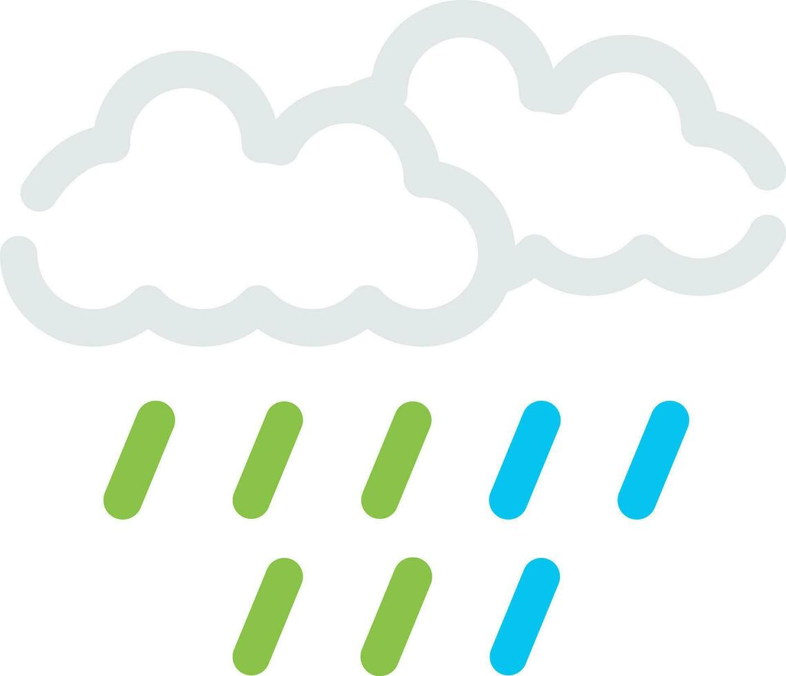 Rainy Day Creative Icon Design vector