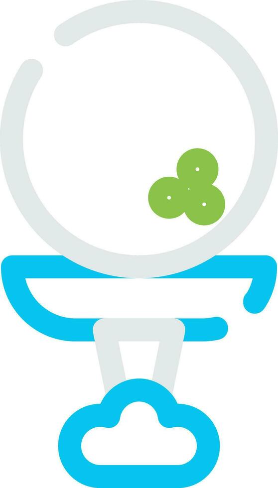 Golf Ball Creative Icon Design vector