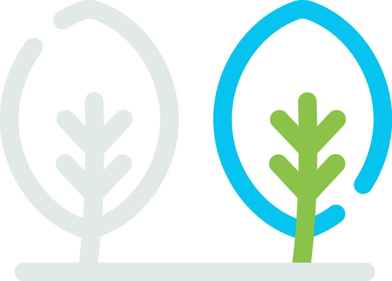 Leaf Plant Creative Icon Design vector