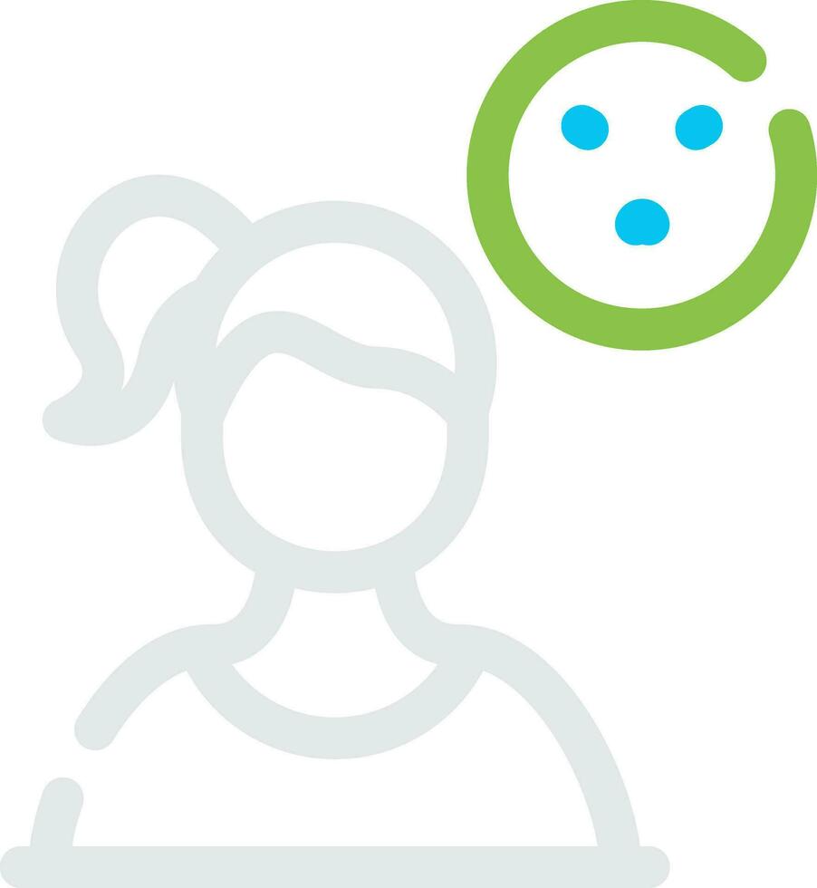 Amused Creative Icon Design vector
