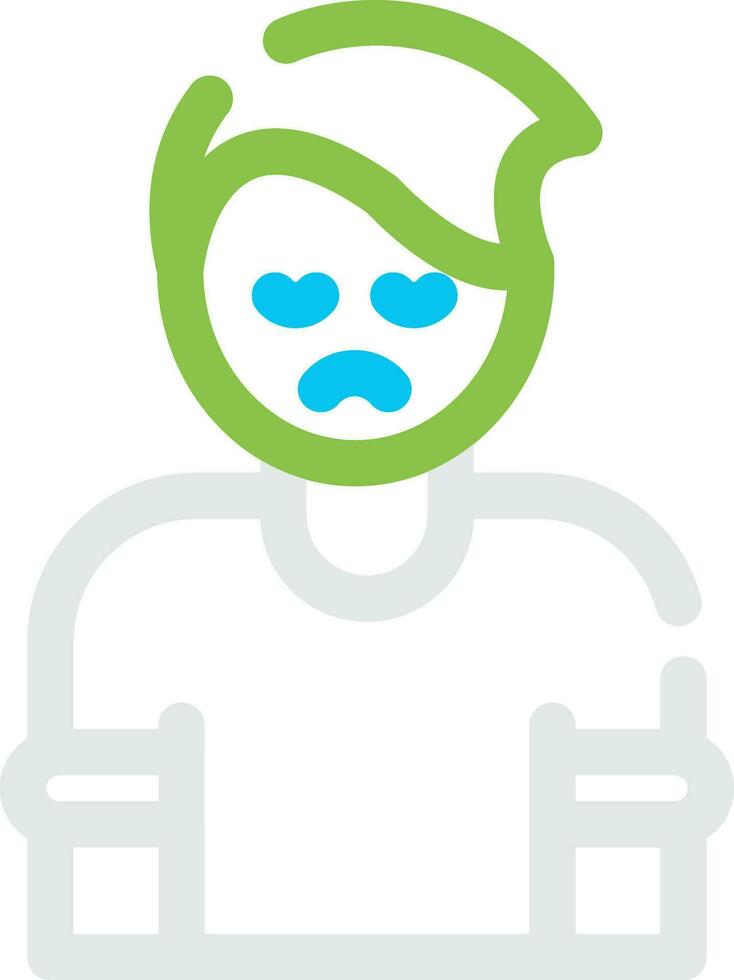 Depression Creative Icon Design vector