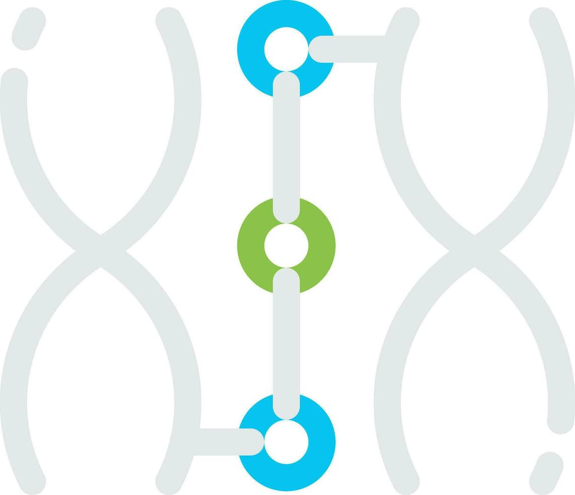 Cloning Creative Icon Design vector