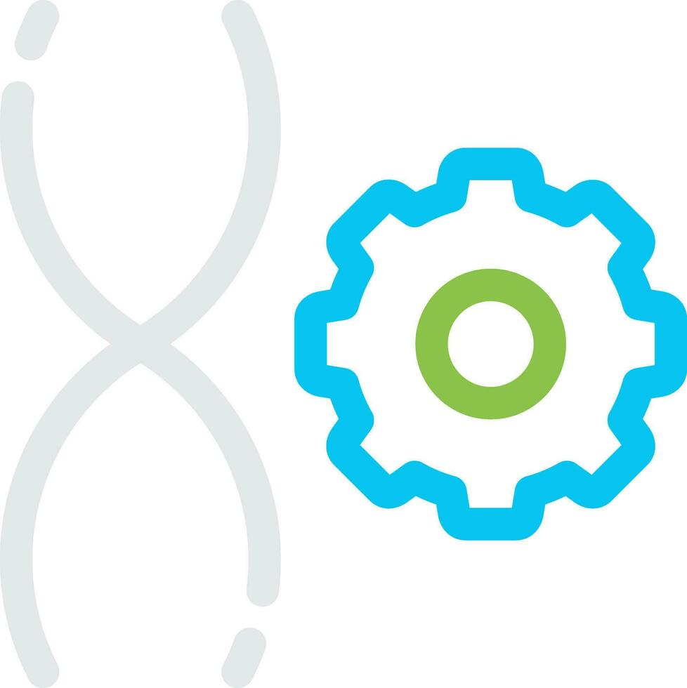 Genetic Engineering Creative Icon Design vector