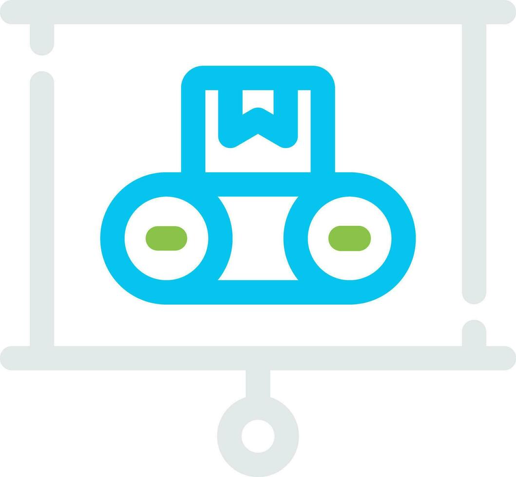 Machine Learning Creative Icon Design vector