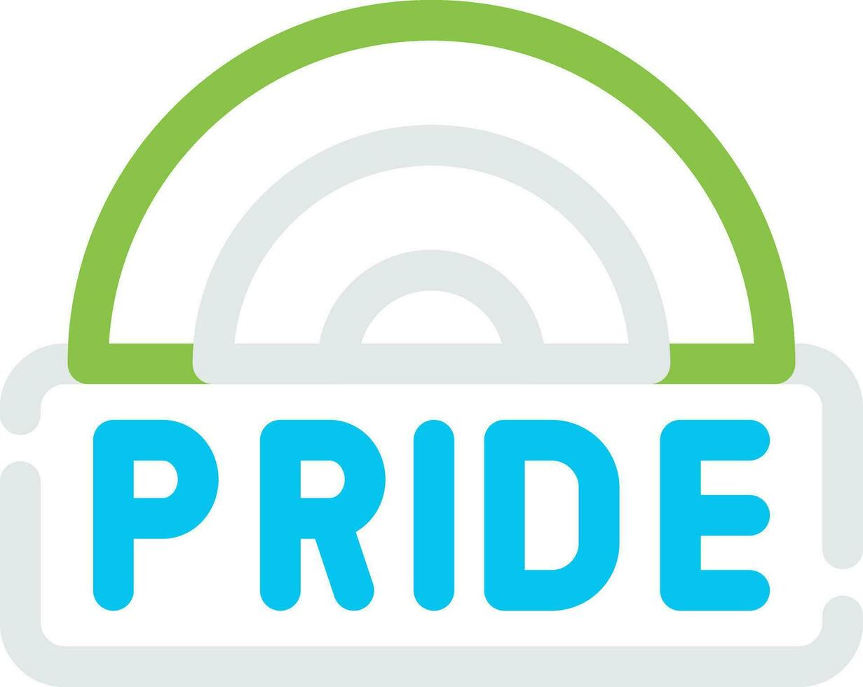Pride Creative Icon Design vector