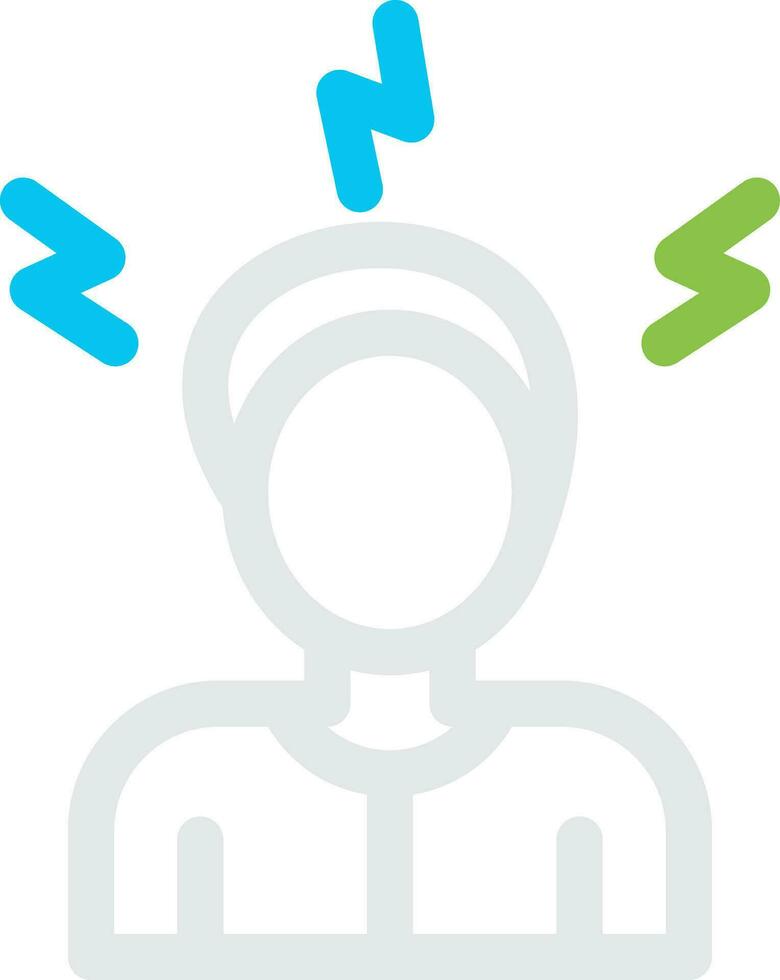 Stress Creative Icon Design vector