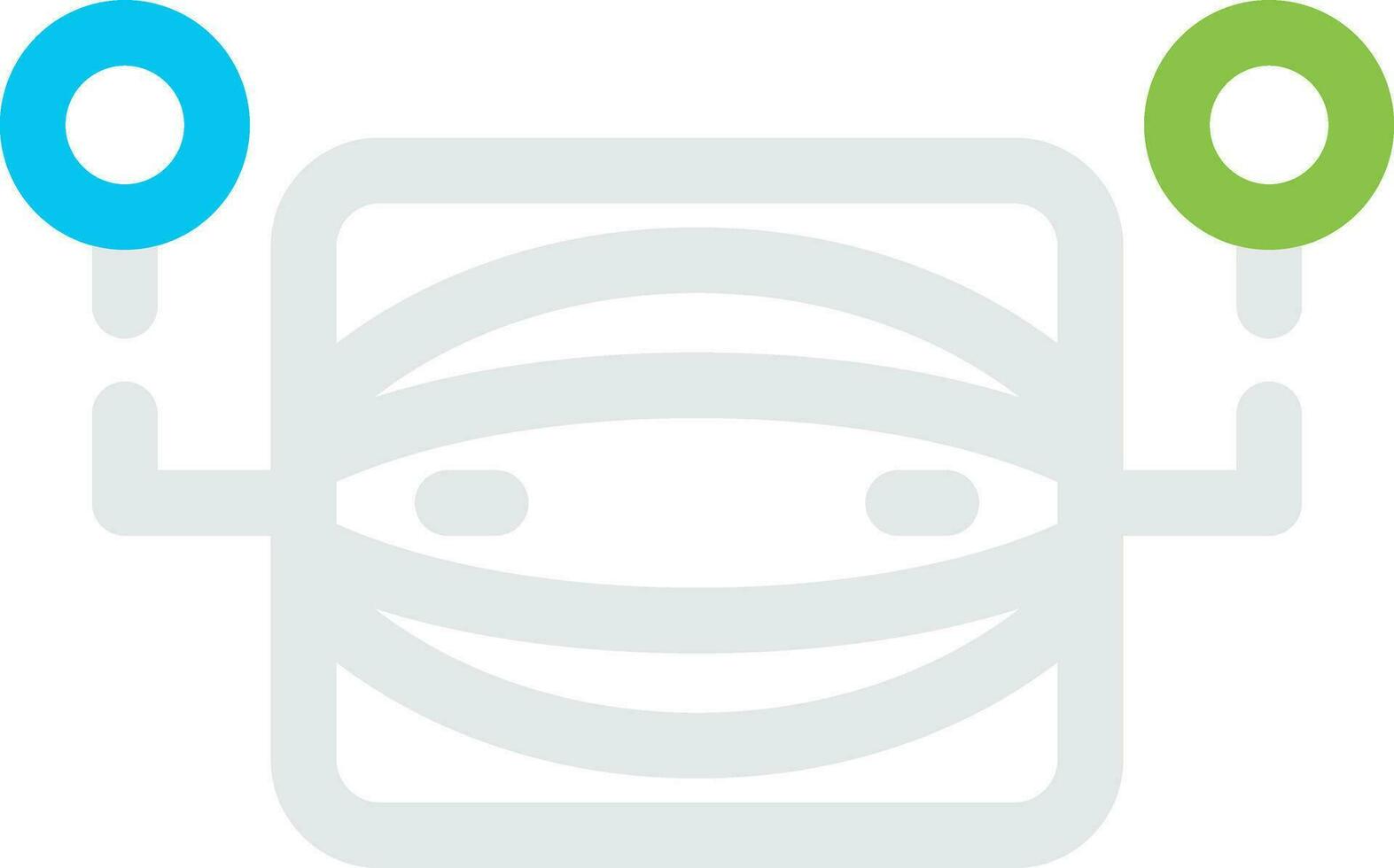 Virtual Assistant Creative Icon Design vector