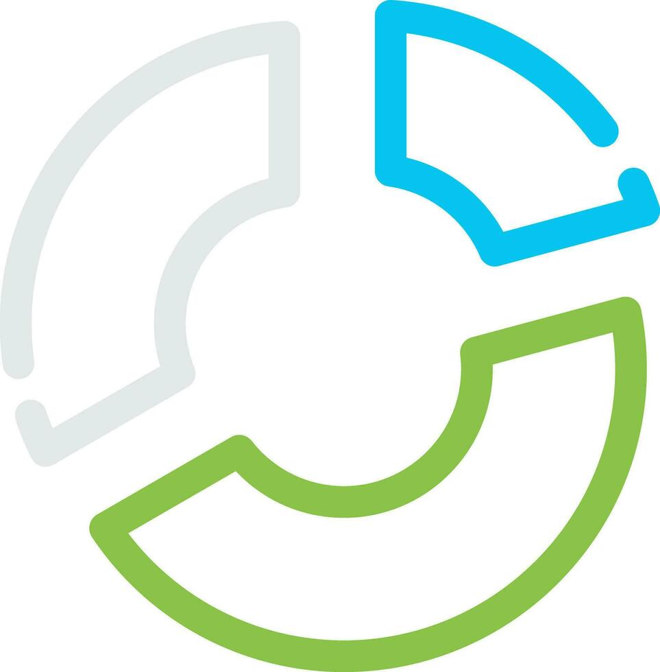 Two Different Color Design vector