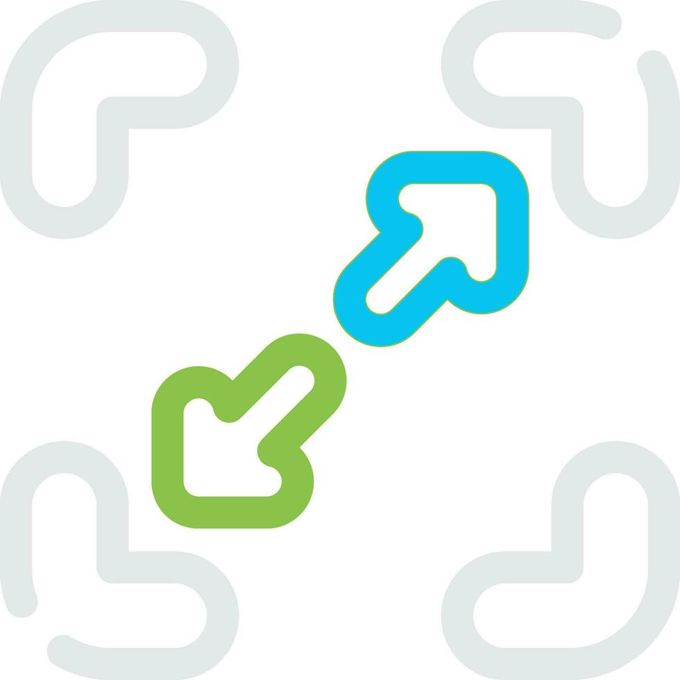 Two Different Color Design vector
