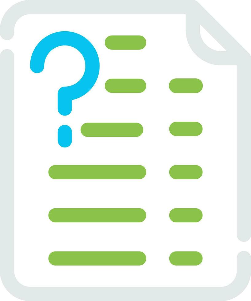 Question Creative Icon Design vector