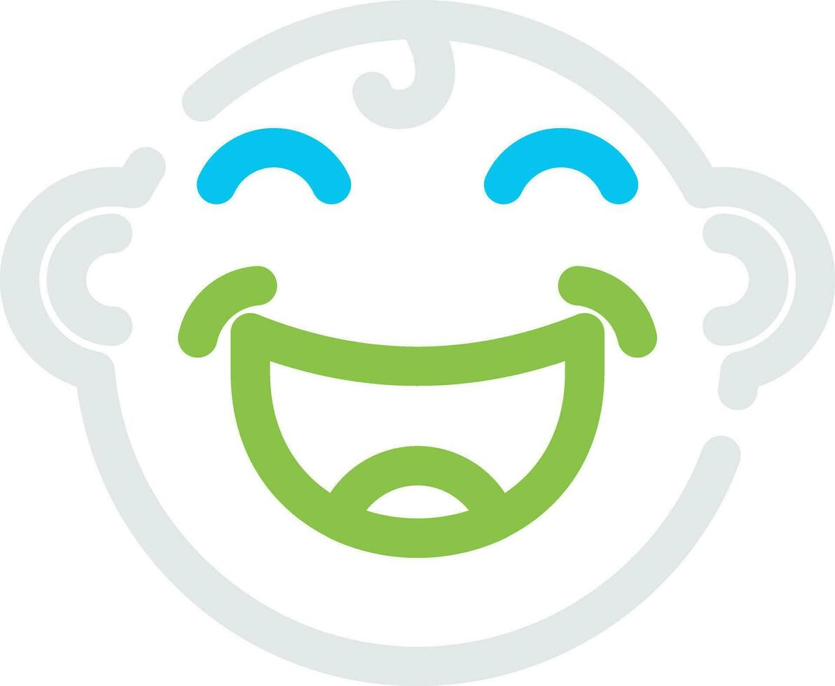 Two Different Color Design vector
