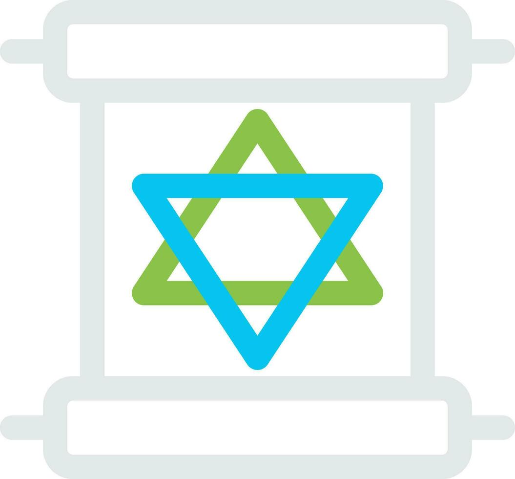 Scroll torah Creative Icon Design vector