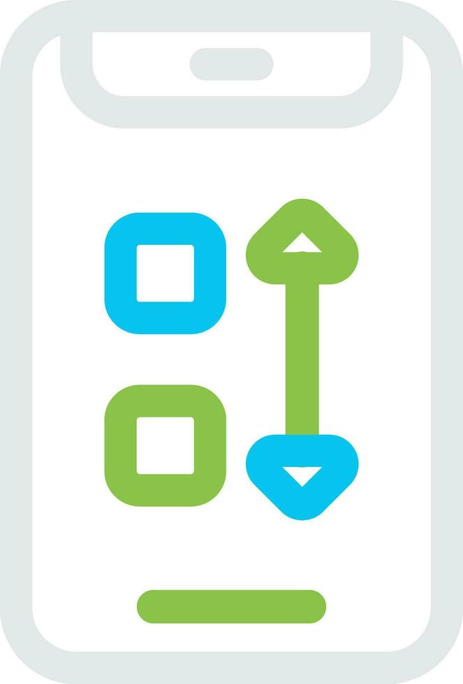 Apps Sort Creative Icon Design vector